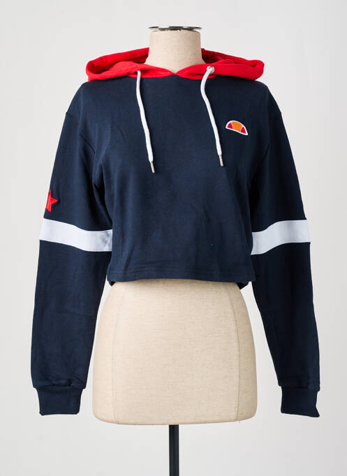 Sweat-shirt à capuche bleu ELLESSE pour femme