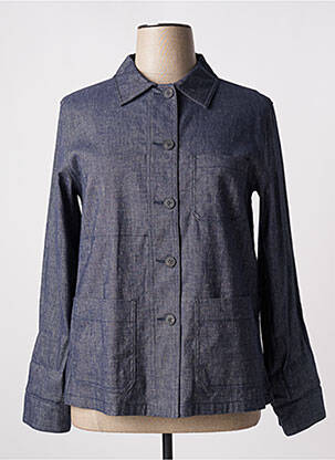 Veste casual coupe droite bleu WEEKEND MAXMARA femme