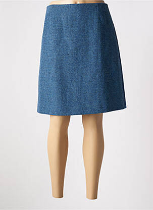 Jupe courte coupe évasée bleu WEEKEND MAXMARA femme