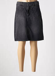 Jupe mi-longue coupe droite gris ACQUAVERDE femme