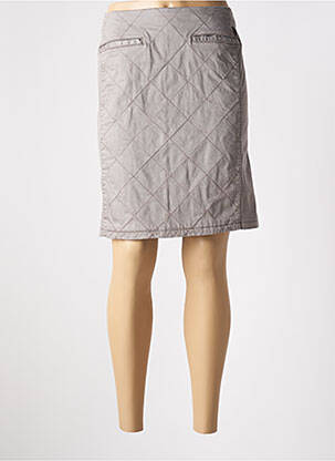 Jupe courte poches gris AERONAUTICA femme