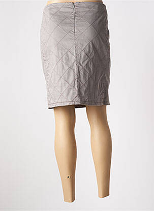Jupe courte poches gris AERONAUTICA femme