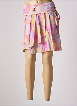 Mini-jupe coupe évasée rose IRO femme