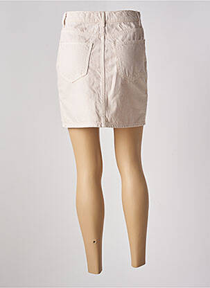 Jupe courte poches beige ACQUAVERDE femme