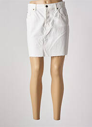 Jupe courte poches blanc ACQUAVERDE femme