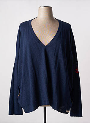 Pull bleu LA MARINIÈRE FRANÇAISE pour femme