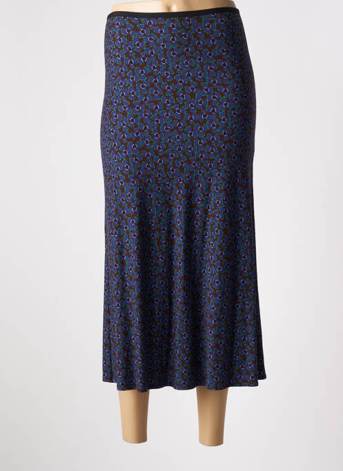 Jupe longue bleu SIYU pour femme