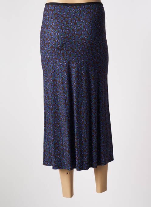 Jupe longue bleu SIYU pour femme