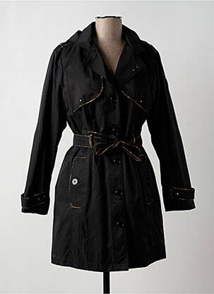 Trench noir CHRISTINE LAURE pour femme