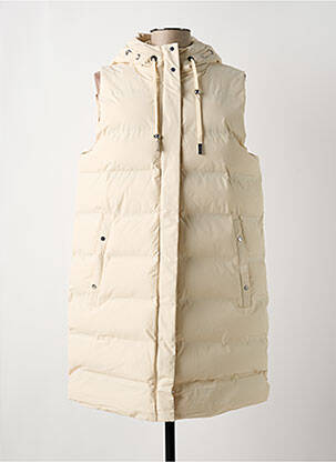 Doudoune poches a capuche beige STREET ONE femme