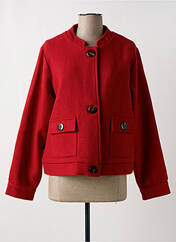 Manteau court rouge AGATHE & LOUISE pour femme seconde vue