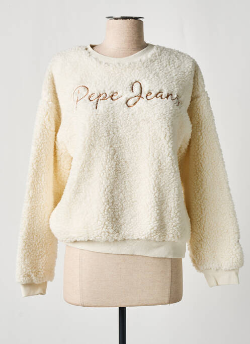 Sweat-shirt beige PEPE JEANS pour fille