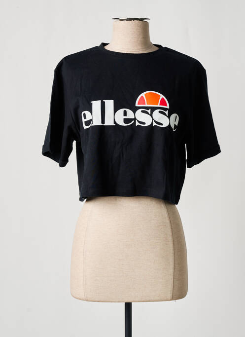 T-shirt noir ELLESSE pour femme