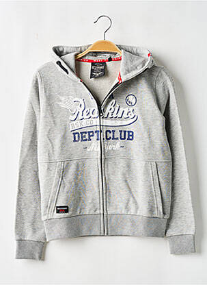 Veste casual poches gris REDSKINS garcon