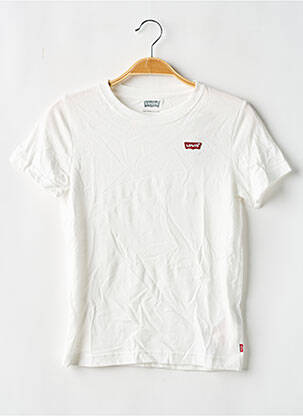T-shirt tissage jersey manches courtes blanc LEVIS garcon