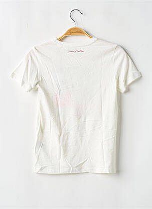 T-shirt tissage jersey manches courtes blanc TEDDY SMITH garcon