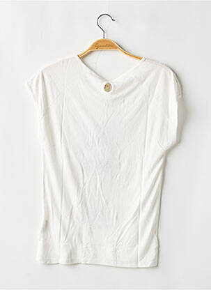 Top manches courtes manches courtes blanc KAPORAL fille