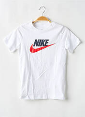 T-shirt blanc NIKE pour garçon seconde vue