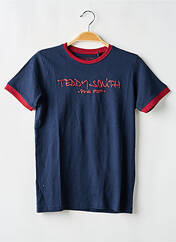 T-shirt bleu TEDDY SMITH pour garçon seconde vue