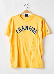 T-shirt jaune CHAMPION pour garçon seconde vue