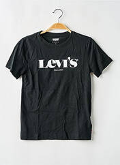 T-shirt noir LEVIS pour garçon seconde vue