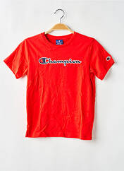 T-shirt rouge CHAMPION pour garçon seconde vue