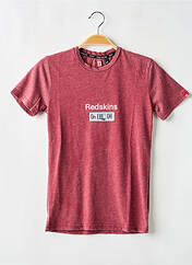 T-shirt rouge REDSKINS pour garçon seconde vue