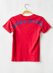 T-shirt rouge TEDDY SMITH pour garçon seconde vue