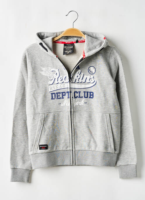 Veste casual poches gris REDSKINS garcon