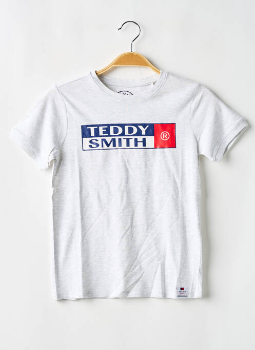 T-shirt coupe droite manches courtes gris TEDDY SMITH garcon