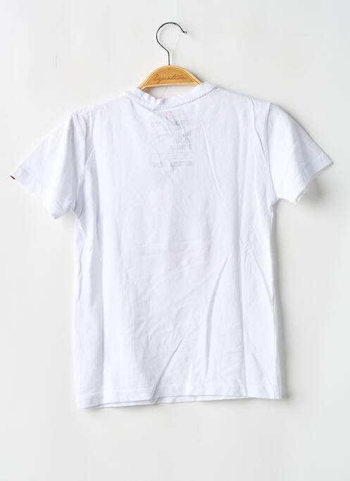 T-shirt tissage jersey manches courtes blanc REDSKINS garcon