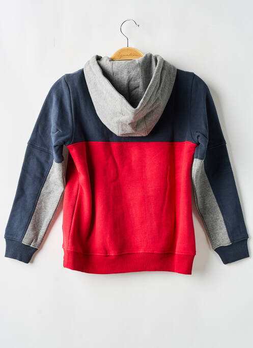 Sweat-shirt à capuche rouge TEDDY SMITH pour garçon