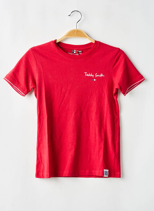 T-shirt rouge TEDDY SMITH pour garçon