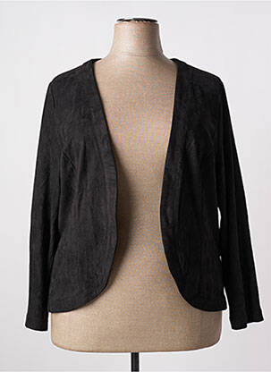 Veste casual tissage suedine noir GABRIELLE BY MOLLY BRACKEN femme