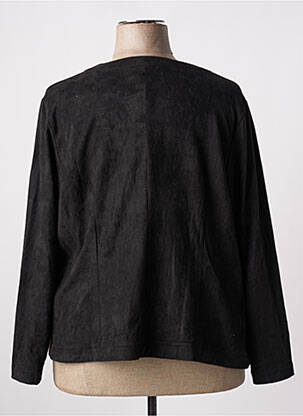 Veste casual tissage suedine noir GABRIELLE BY MOLLY BRACKEN femme