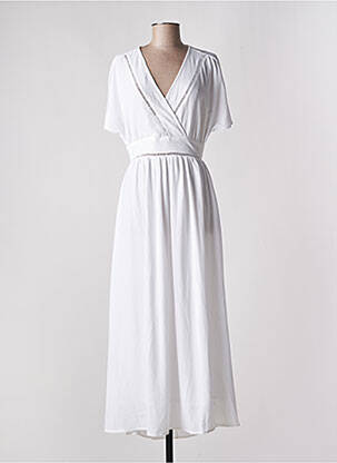 Robe longue blanc MOLLY BRACKEN pour femme