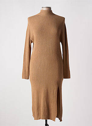 Robe pull beige APRIL VINTAGE pour femme