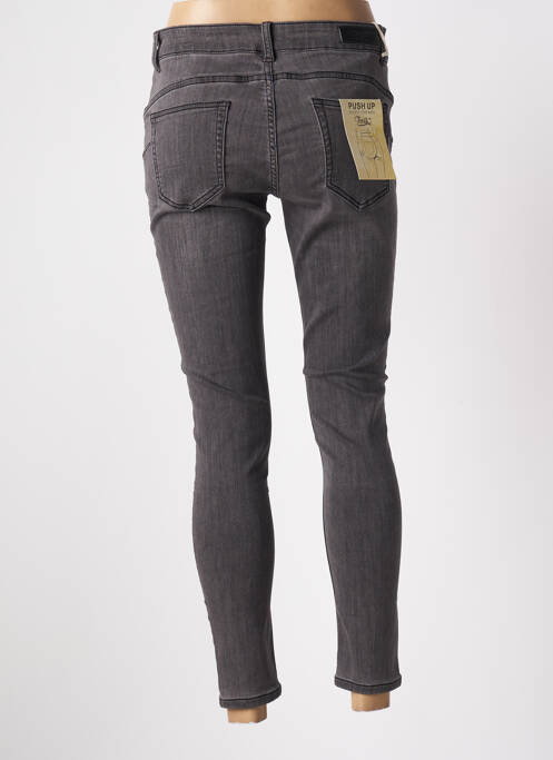 Jeans skinny gris TOXIK3 pour femme