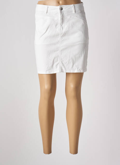 Jupe courte blanc LPB pour femme