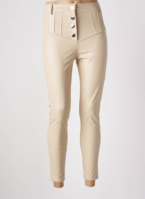 Pantalon 7/8 beige COPPEROSE pour femme