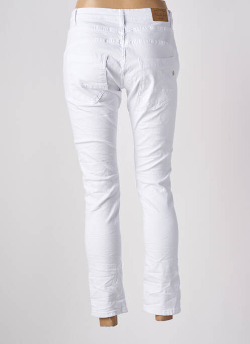 Pantalon slim blanc PLACE DU JOUR pour femme