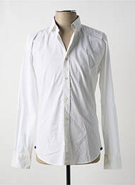 Chemise manches longues manches longues blanc BLACKS LEGEND homme