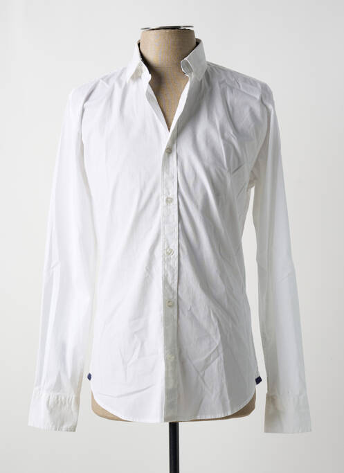 Chemise manches longues manches longues blanc BLACKS LEGEND homme