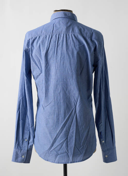 Chemise manches longues bleu BLACKS LEGEND pour homme