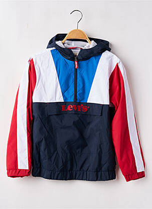 Coupe-vent effet matière satinée a capuche bleu LEVI'S garçon