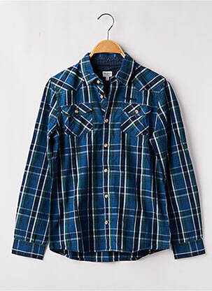 Chemise manches longues manches longues bleu PEPE JEANS garçon