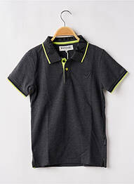 Polo stretch manches courtes gris KAPORAL garcon
