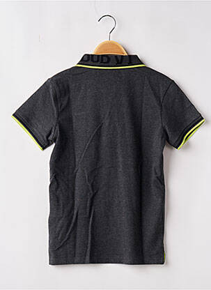 Polo stretch manches courtes gris KAPORAL garçon