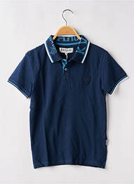 Polo stretch manches courtes bleu KAPORAL garcon