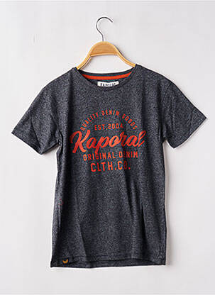 T-shirt stretch manches courtes gris KAPORAL garcon